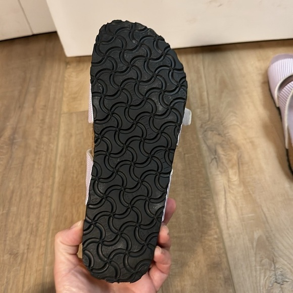 Birkenstock Birki’s lavender and white stripes sandals size 37/6 - Picture 6 of 9